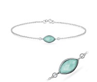 Amazonite Silver Bracelets BRS-389